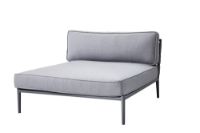Billede af Cane-line Outdoor Conic Daybed Modul L: 120 cm - Light Grey