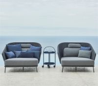 Billede af Cane-line Outdoor Link Pyntepude 50x50 cm - Blue