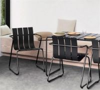 Billede af Mater Ocean Havebord 4 pers. L: 140 cm - Sort 