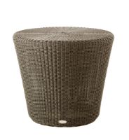 Billede af Cane-line Outdoor Kingston Taburet Ø: 46 cm - Mocca