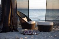 Billede af Cane-line Outdoor Kingston Solstol Med Hjul SH: 31 cm - Graphite