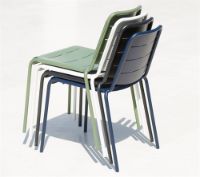 Billede af Cane-line Outdoor Copenhagen City Stol SH: 45 cm - Lava Grey OUTLET