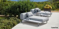 Billede af Cane-line Outdoor Spacer 2 Pers. Sofa inkl. Sæde- og Ryghynde L: 180 cm - Light Grey/Light Grey