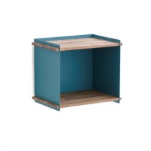 Billede af Cane-line Outdoor Box Wall H: 25,5 cm - Teak/Aqua
