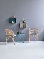 Billede af Cane-line Outdoor Box Wall H: 25,5 cm - Teak/Aqua