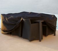 Billede af Cane-line Outdoor Cover 10 til Spiseborde op til 160 cm og capture chaiselong - Black