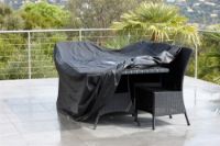 Billede af Cane-line Outdoor Cover 3 til Spiseborde op til 210 cm inkl. 6 Stole 215x145 cm - Black