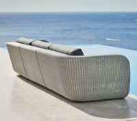 Billede af Cane-line Outdoor Savannah enkelt modul - White Grey