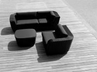 Billede af Cane-line Outdoor Savannah 2pers sofa højre modul - Black