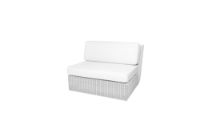 Billede af Cane-line Outdoor Savannah Enkelt modul hyndesæt - White