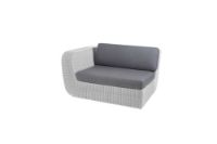 Billede af Cane-line Outdoor Savannah 2pers sofa højre modul, hyndesæt - Grey