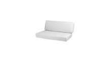 Billede af Cane-line Outdoor Savannah 2pers sofa højre modul, hyndesæt - White