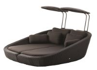 Billede af Cane-line Outdoor Savannah Daybed højre modul - Black  