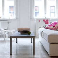 Billede af Rübner Sofabord 140x44x45 cm - Skiffer/Stål