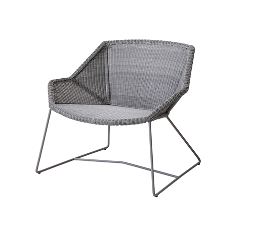 Billede af Cane-line Outdoor Breeze Loungestol SH: 40 cm - Light Grey 