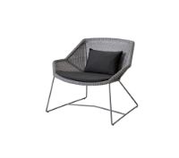 Billede af Cane-line Outdoor Breeze Loungestol Hyndesæt - Black