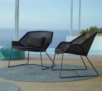Billede af Cane-line Outdoor Breeze Loungestol Hyndesæt - Black