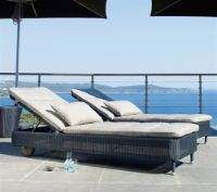 Billede af Cane-line Outdoor Presley hyndesæt til solvogn - White