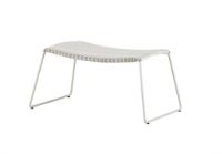 Billede af Cane-line Outdoor Breeze Fodskammel H: 36 cm - White Grey