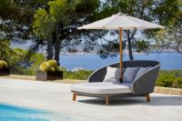 Billede af Cane-line Outdoor Peacock Daybed, inkl. bord - Grey