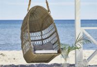 Billede af Sika-Design Evelyn Exterior Hængestol inkl. Hynde H: 113 cm - Antique Grey/B450 Tempotest White