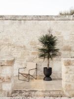 Billede af Ferm Living Desert Lounge Chair 63x77,5 cm - Black/Sand