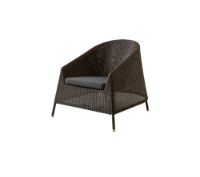 Billede af Cane-line Outdoor Kingston hynde til Loungestol - Black Farvekode: YSN98