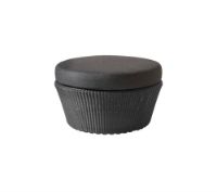 Billede af Cane-line Outdoor Kingston hynde til skammel/sidebord stor - Black