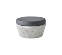 Billede af Cane-line Outdoor Kingston hynde til skammel/sidebord stor - Black