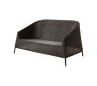 Billede af Cane-line Outdoor Kingston 2pers loungesofa - Mocca 