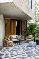 Billede af Cane-line Outdoor Cube Fodskammel H: 39 cm - Light Grey