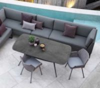 Billede af Cane-line Outdoor Joy Havebord 180x90 cm - Light Grey/Dark Grey