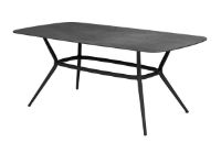 Billede af Cane-line Outdoor Joy Havebord 180x90 cm - Lava Grey/Dark Grey