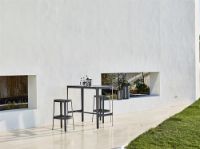 Billede af Cane-line Outdoor Cut Barbord H: 105 cm - Black Aluminium
