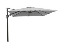 Billede af Cane-line Outdoor Hyde Luxe Tilt Parasol 300x300 cm - Light Grey