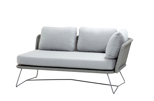 Billede af Cane-line Outdoor Horizon 2 Pers. Sofa Modul Venstre - Light Grey