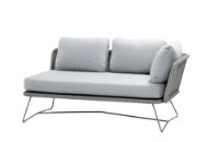 Billede af Cane-line Outdoor Horizon 2 Pers. Sofa Modul Venstre - Light Grey