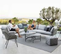 Billede af Cane-line Outdoor Horizon 2 Pers. Sofa Modul Venstre - Light Grey