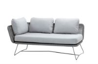 Billede af Cane-line Outdoor Horizon 2 Pers. Sofa Modul Højre - Light Grey