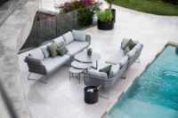 Billede af Cane-line Outdoor Horizon 2 Pers. Sofa Modul Højre - Light Grey