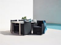 Billede af Cane-line Outdoor Diamond stol - Graphite