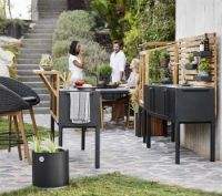 Billede af Cane-line Outdoor Grow Plantekasse Lille H: 38 cm - Lava Grey 