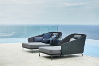 Billede af Cane-line Outdoor Divine Pyntepude 50x50 cm - Midnight Blue 