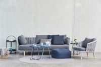 Billede af Cane-line Outdoor Divine Pyntepude 50x50 cm - Midnight Blue 