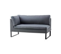 Billede af Cane-line Outdoor Flex 2 Pers. Sofa Højre Modul - Grey