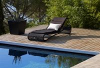 Billede af Cane-line Outdoor Escape Solvogn L: 217 cm- Black