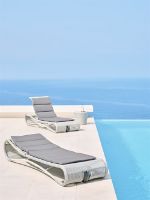 Billede af Cane-line Outdoor Escape Solvogn L: 217 cm - White Grey