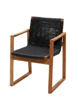 Billede af Cane-line Outdoor Endless Stol SH: 46 cm - Teak / Dark Grey