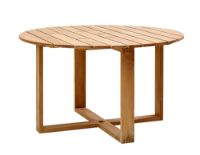 Billede af Cane-line Outdoor Endless Havebord Ø: 130 cm - Teak