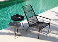 Billede af Cane-line Outdoor Edge Highback Stol SH: 41 cm - Anthracite